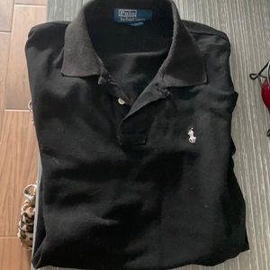 Black Ralph Lauren polo shirt only worn once